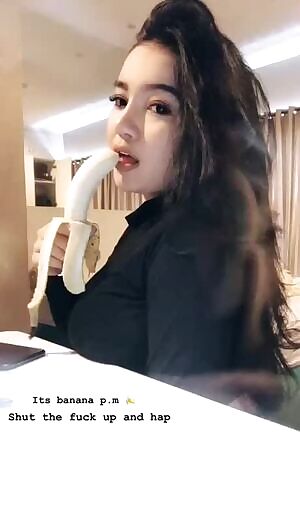 Eating Banana