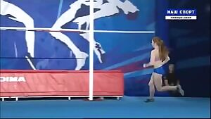 Cute Redhead Athlete Daria Slepova