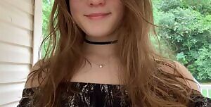 No bra & panties under my romper means easy access 😚