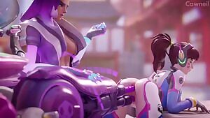 Overwatch - Sombra and D.Va F machine