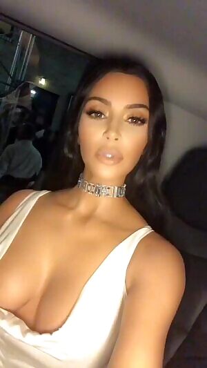 IG story low-cut dress 1