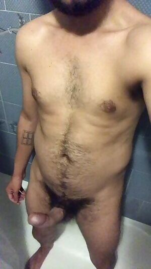 about last night — really hard before shower 💥