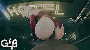 2B getting fucked