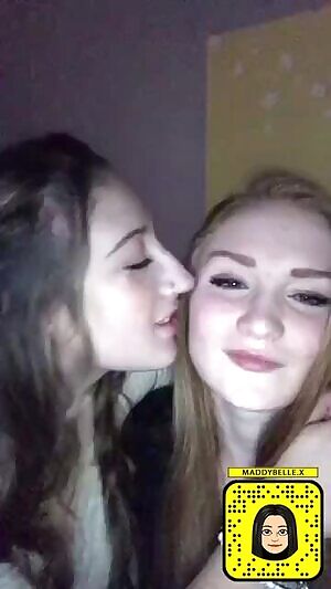 From the cheeks to her lips