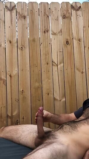 When the weather is perfect, you cum outside