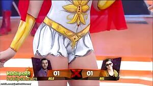 Carol Narizinho painted as She-Ra