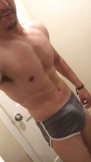 You gals liked my workout “shorts” last time so to say thanks here’s some more of them 😉 Would you want me to leave them on or take them off while I slide into your pussy?