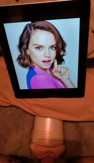 My bud fucking his toy as I feed him pics of the beautiful Daisy Ridley! If u have a second screen and like 2 show off I can feed u pics and vids 2 - just add hertsgirls on kik