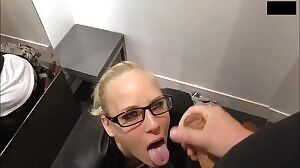 Facial in the changing room