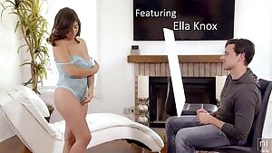 Busty Bare Naked Babe- Ella Knox