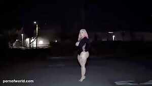 Bbw night walk
