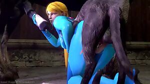 Samus in the barn