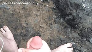 At the nude beach when suddenly I...