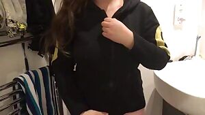 Naughty weekend titty drop/reveal in my bathroom 😉