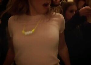 Kristen Bell bouncing