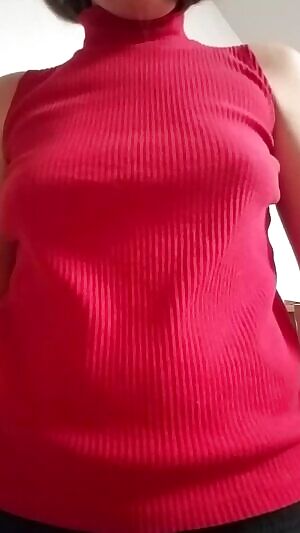 eeling frisky in red