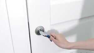 They catch him trying to blow himself and take care of him instead.