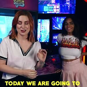 Episode 2 of Strip Arcade with Bree Essrig and Princess Helayna