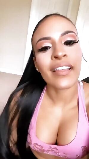 Zelina Vega sexy pink top 😍