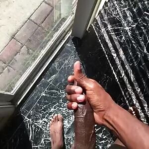 Giving the neighbors a treat