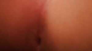 Closeup of my stretched asshole while getting fucked