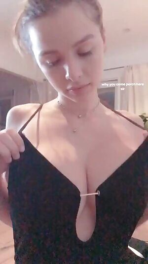 Nice view of Sophie Mudd’s cleavage