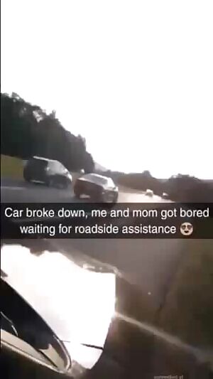 Mom Son Fuck Waiting For Roadside Assistance