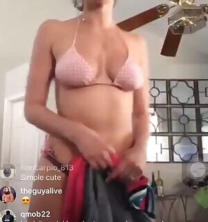 On god the bikini fashion ig live is the best dick tease material she's posted
