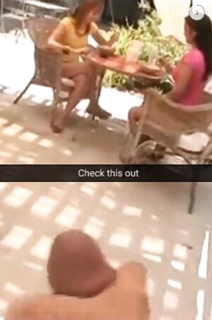 My sister and her friend were having brunch and I decided to prank her