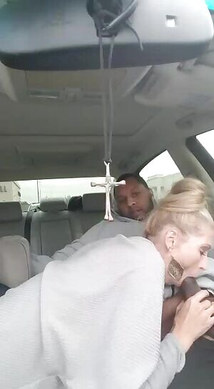 Hotwife films sucking a bbc for her husband to watch