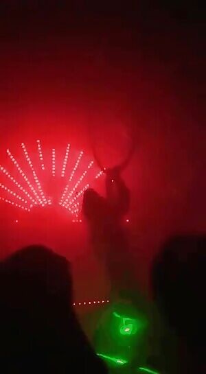 What can you do... Striptease with a flashlight in the anus!