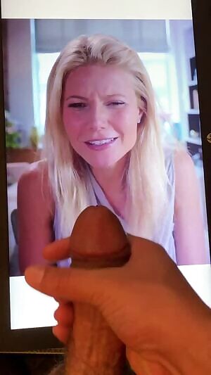 Covering Gwyneth Paltrow in Cum
