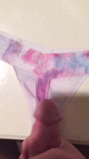 Finished on her thong 💦