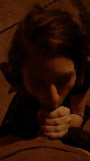 Just before this I made her show her tits to 3 guys at a bar, grab their cocks through their shorts, and let them grope her. Don’t you wish you ran into people like me every now and then?