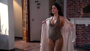 Daniela Navarro in the telenovela Tierra de Reyes