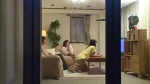 Having fun with the stepmom while sis is playing video games