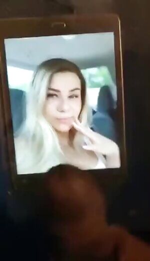 Gorgeous blonde teen gets facial from a BBC