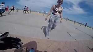 At the beach