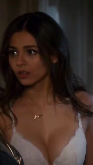 Victoria Justice can't help but watch your growing bulge