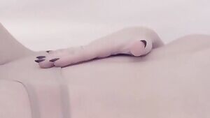 Miley Cyrus getting familiar with herself