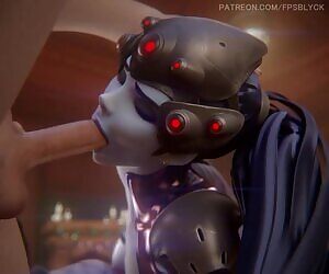 Widow blowing