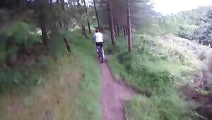 Riding my bicycle..