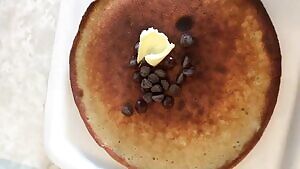 Smooth bodied babe gets oiled up.