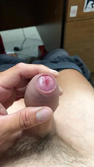 Pulling back my tight foreskin