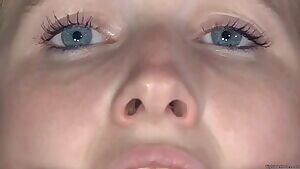 Is it fear of resignation you can see in her eyes?