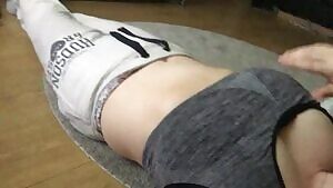 Being sporty is hard work....😜