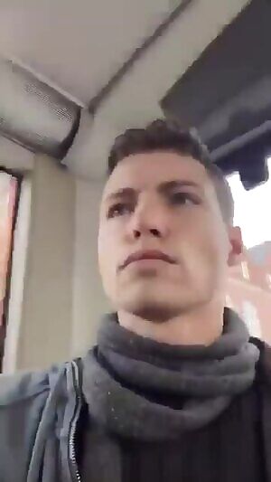 “Friday, I’m in love...” — Young Exhibitionist On Public Transit Really Goes For It