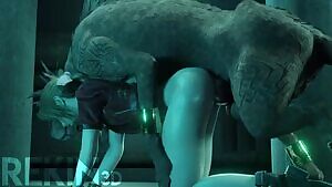Aerith X Red XIII,