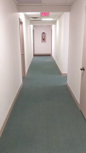 You turn down the hallway and...