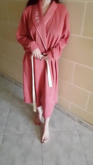 Revealing Under The Robe